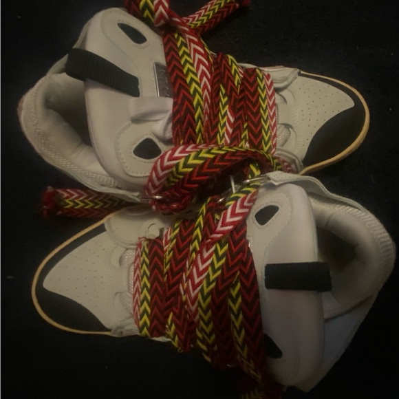 Lanvin Other - Kids High-Top Sneakers with Multicolor Laces